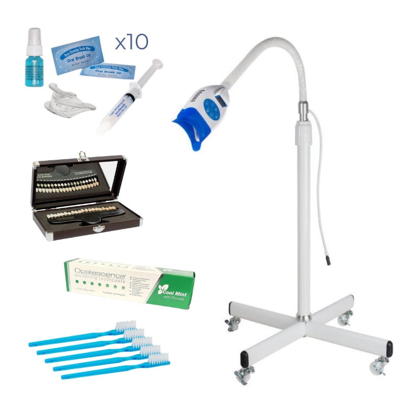 Produits du kit complet blanchiment dentaire