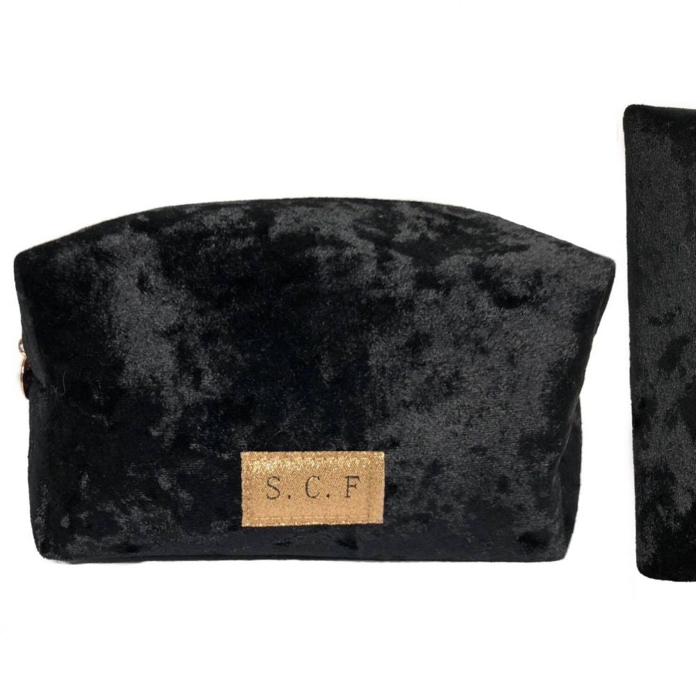 Trousse Velours Noir