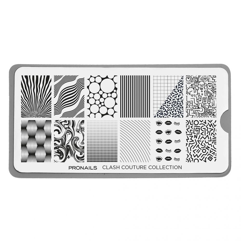 Plaque de Stamping clash Couture Collection Carte