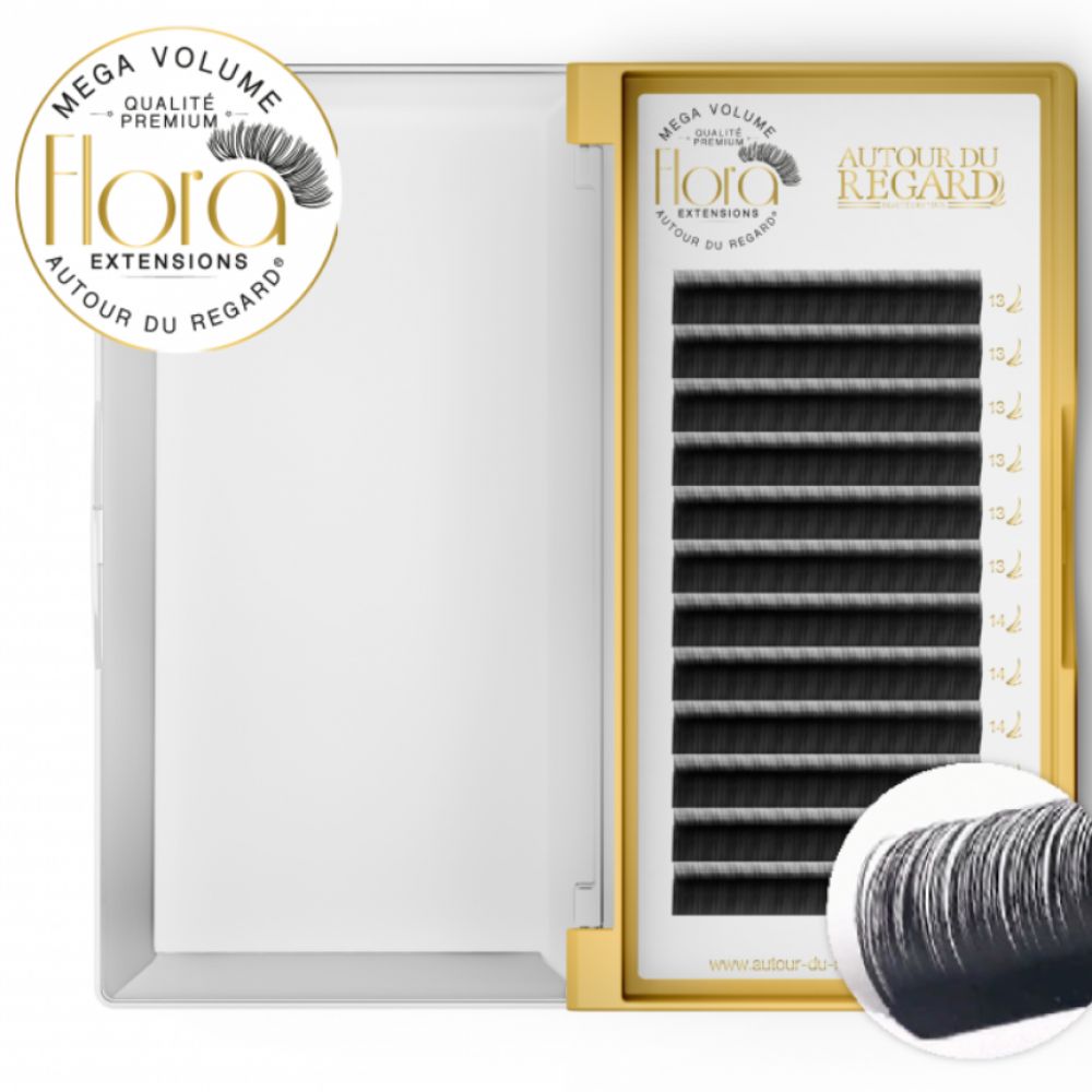 FLORA Extensions de Cils / Forme D