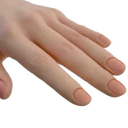 Main en silicone pour prothesiste ongulaire