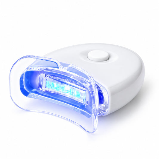 Mini lampe de blanchiment dentaire blanche